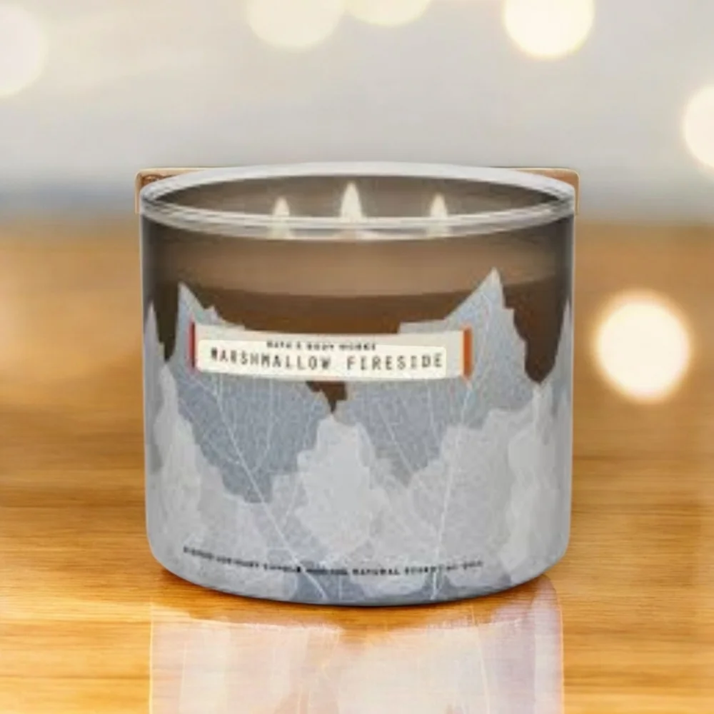 NWT Bath & Body Works Marshmallow Fireside Candle